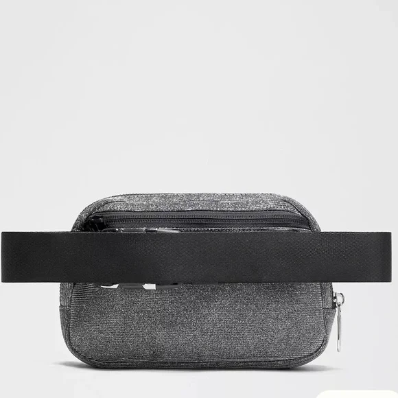 lululemon Everywhere Belt Bag 1L Gray Glitter 7.5"x2"x5" Crossbody Fanny Pack - Picture 3 of 6